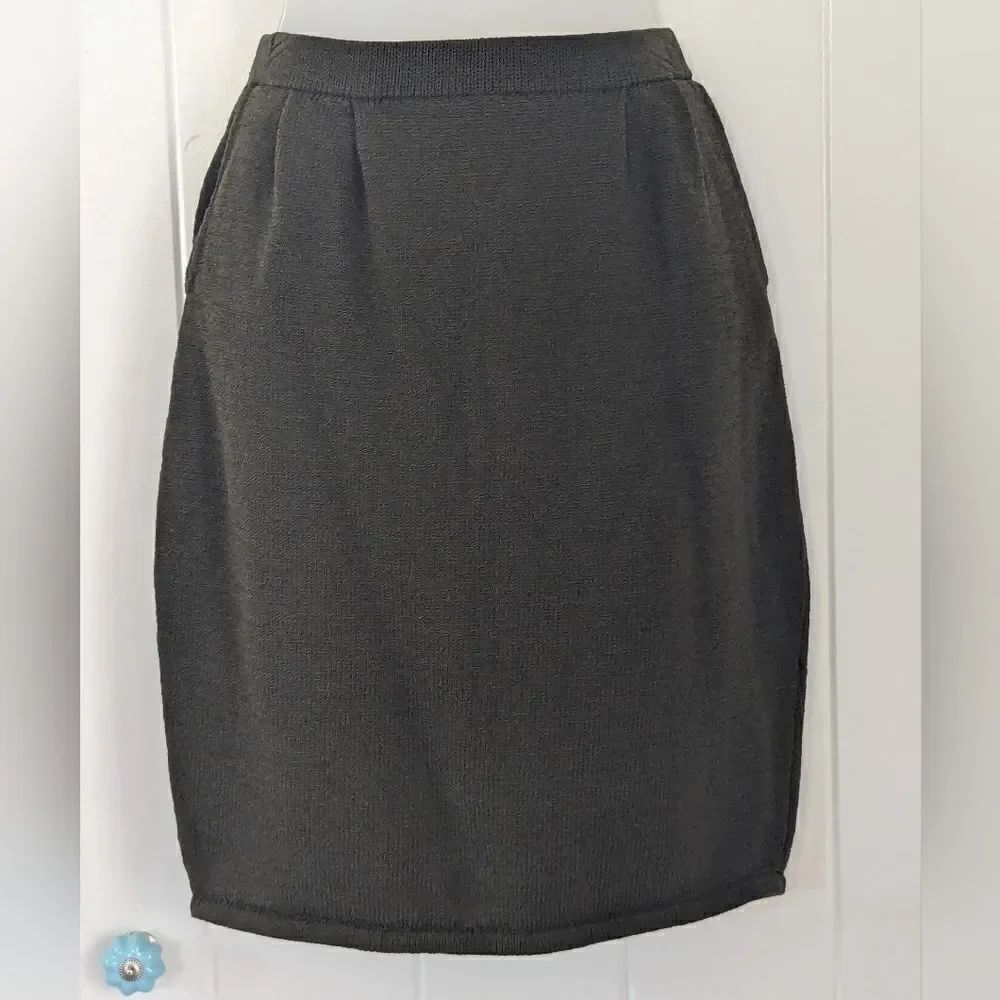 VTG Marie St. John Skirt 4 80s Quiet Luxury Minimalist Countryside Chic